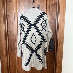 Women’s cardigan Aztec print size small.  New with tags.